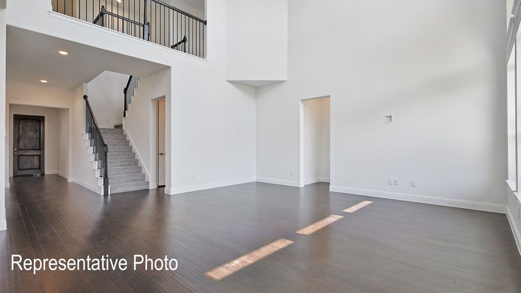 Furnished interior view inside a new home in Ridge Crossing, Waxahachie (Image 9).