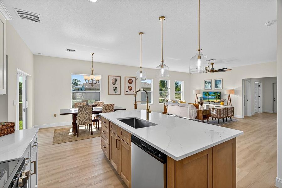 Furnished interior view inside a new home in , Vero Beach (Image 16).