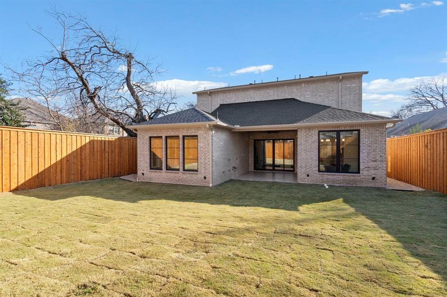 Exterior details and patio area of a home in , Dallas (Image 2). Exterior details and patio area of a home in , Dallas (Image 2).