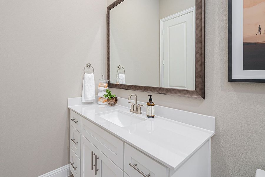Representative interior finishes for a home built from the Aubrey by Landon Homes in Dominion at Brookhollow, Prosper (Image 22).