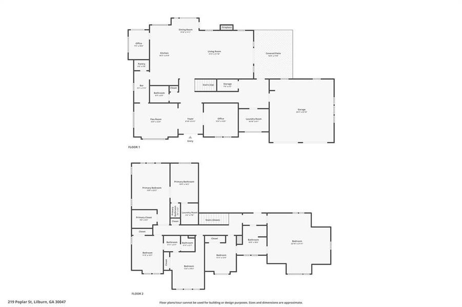 2D floor plan layout of this home in , Lilburn, GA (Image 4).