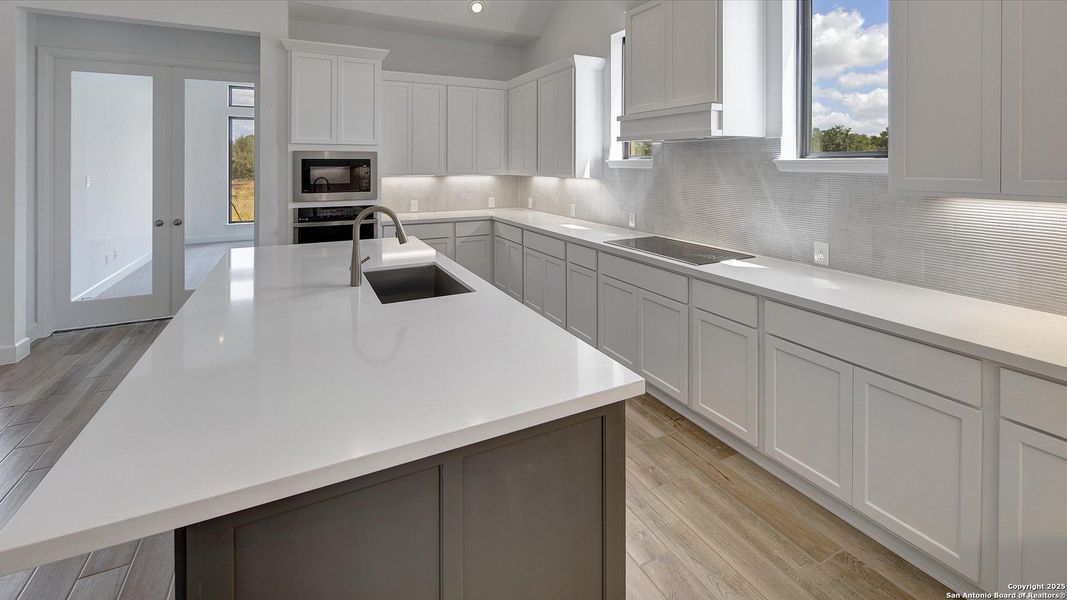 Furnished interior view inside a new home in Alsatian Oaks 60', Castroville (Image 5). Furnished interior view inside a new home in Alsatian Oaks 60', Castroville (Image 5).