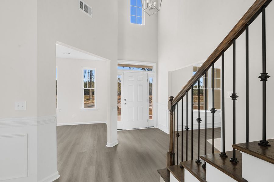 Spacious, unfurnished interior of a new home in Ramsey Landing, Rincon (Image 13). Spacious, unfurnished interior of a new home in Ramsey Landing, Rincon (Image 13).