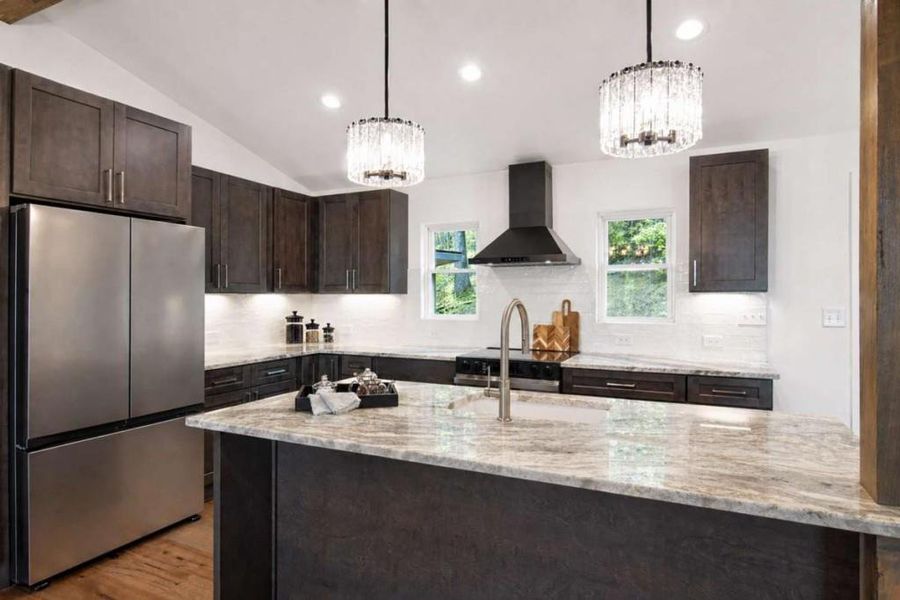 Furnished interior view inside a new home in , Blue Ridge (Image 18).