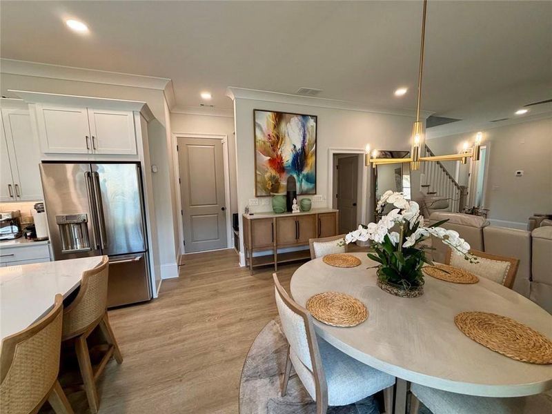 Furnished interior view inside a new home in , Marietta (Image 12).