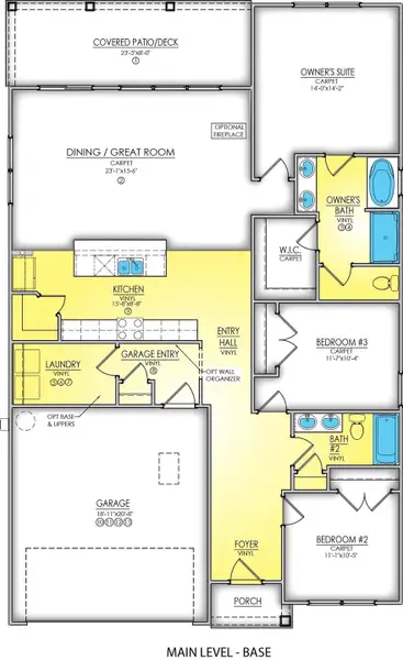View of floor plan / room layout