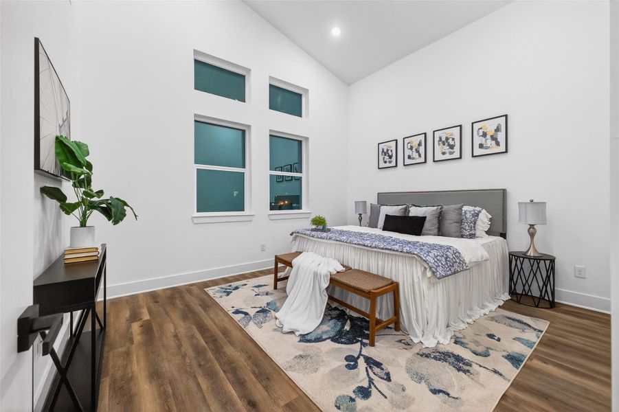 Furnished interior view inside a new home in , Houston (Image 26).