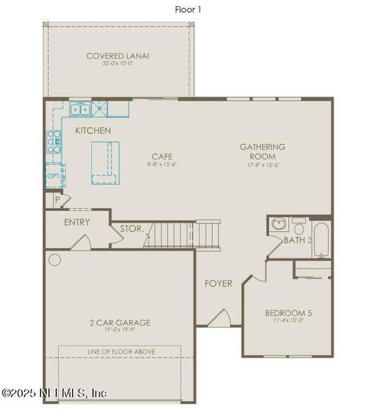 2D floor plan layout of this home in Hyland Trail, Green Cove Springs, FL (Image 4). 2D floor plan layout of this home in Hyland Trail, Green Cove Springs, FL (Image 4).