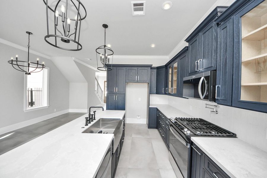 Furnished interior view inside a new home in , Houston (Image 8). Furnished interior view inside a new home in , Houston (Image 8).