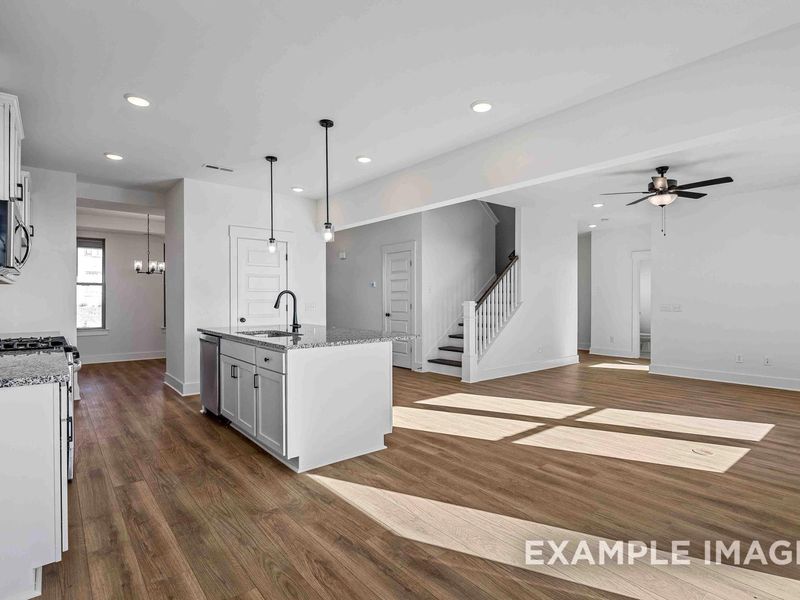 Representative furnished interior of a home built from the The Willow C by Davidson Homes LLC in Woods Crossing, Gallatin (Image 20).