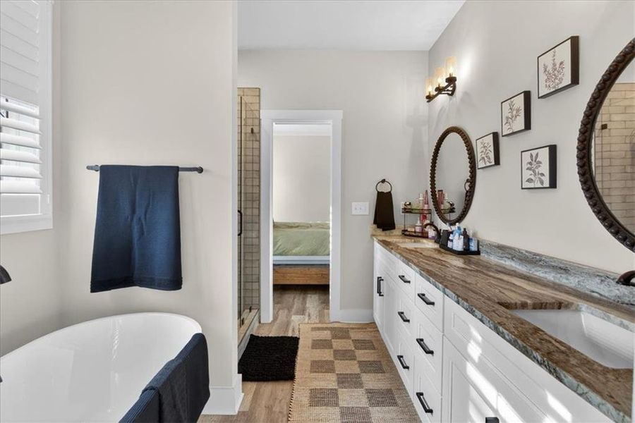 Furnished interior view inside a new home in , Talking Rock (Image 41).