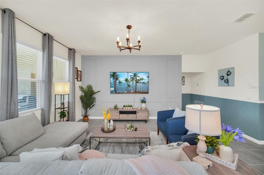 Furnished interior view inside a new home in , Davenport (Image 18). Furnished interior view inside a new home in , Davenport (Image 18).