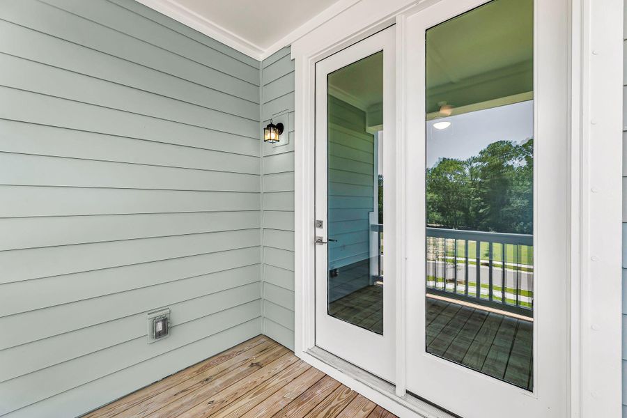 Exterior details and patio area of a home in Miller's Crossing, Johns Island (Image 25). Exterior details and patio area of a home in Miller's Crossing, Johns Island (Image 25).