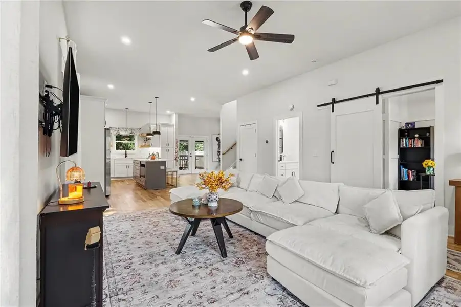 Furnished interior view inside a new home in , Atlanta (Image 18).