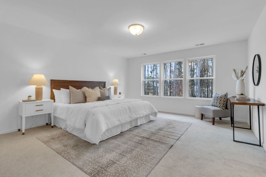 Furnished interior view inside a new home in Homecoming, Ravenel (Image 14).