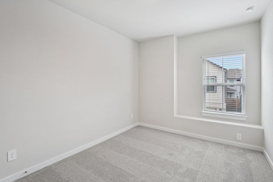 Spacious, unfurnished interior of a new home in Spring Brook Village - City Series, Houston (Image 27). Spacious, unfurnished interior of a new home in Spring Brook Village - City Series, Houston (Image 27).