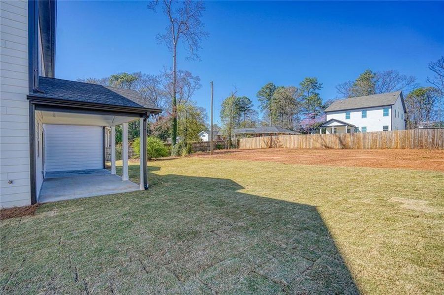 Exterior details and patio area of a home in , Conyers (Image 20). Exterior details and patio area of a home in , Conyers (Image 20).