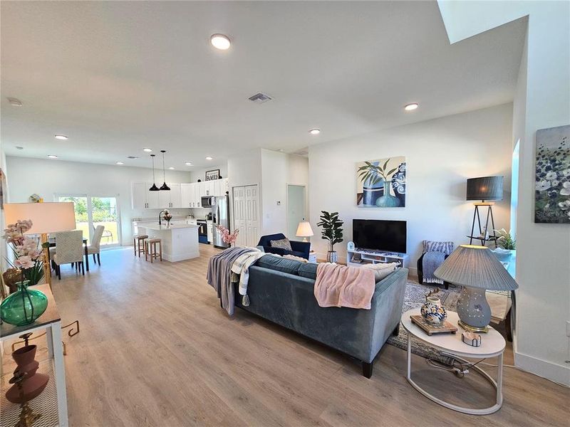 Furnished interior view inside a new home in , Ocala (Image 8).
