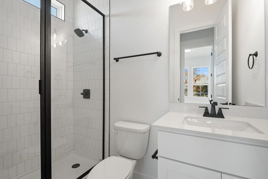 Furnished interior view inside a new home in Arbor Collection At Wolf Ranch, Georgetown (Image 6).