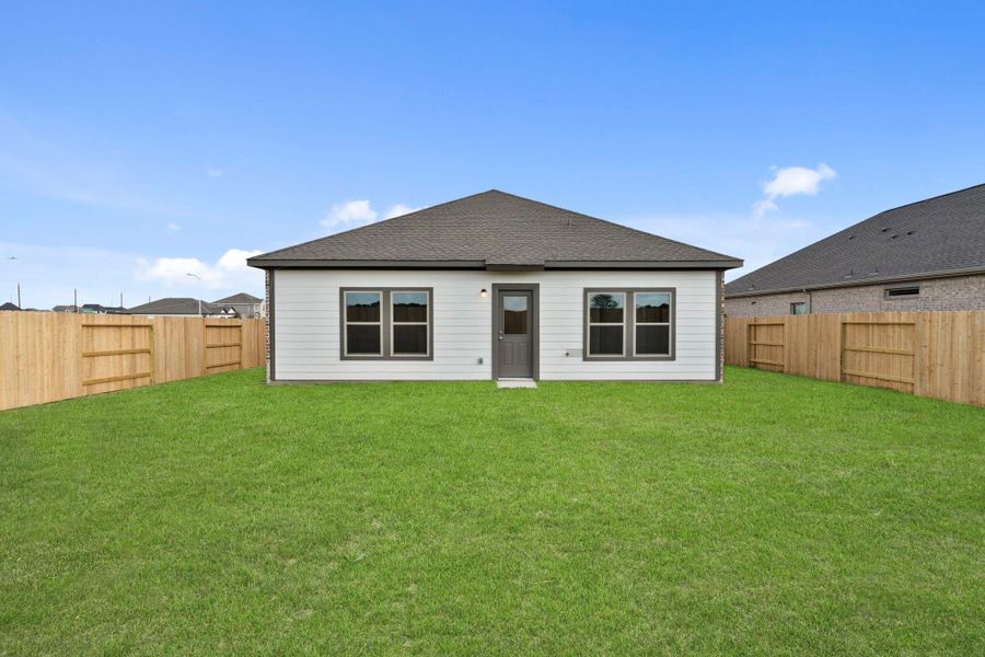 Exterior details and patio area of a home in Arabella on the Prairie, Richmond (Image 3).