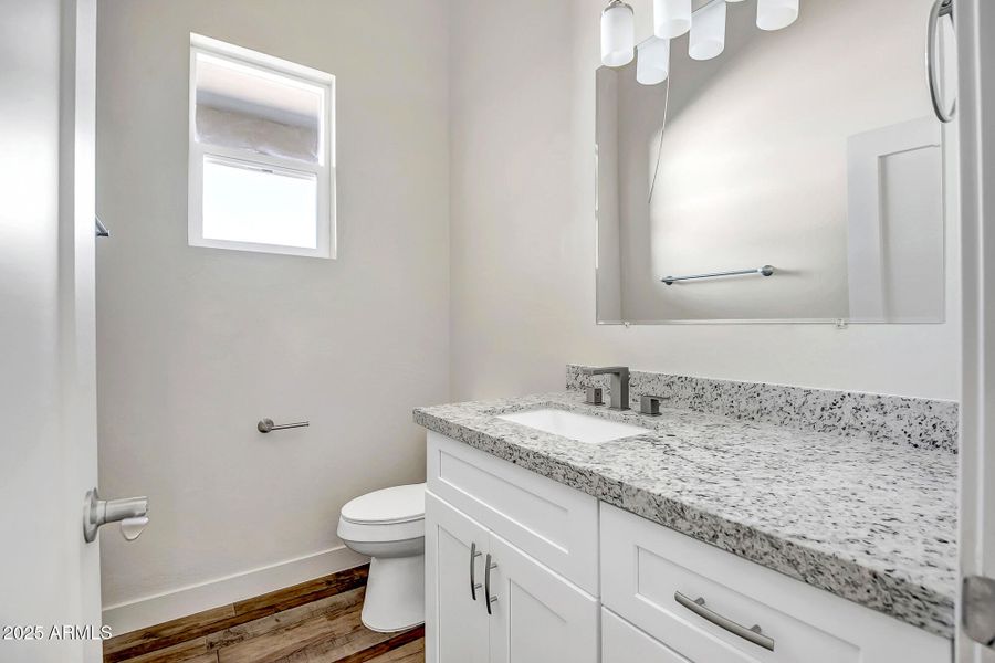 1/2 bath for guests 1/2 bath for guests