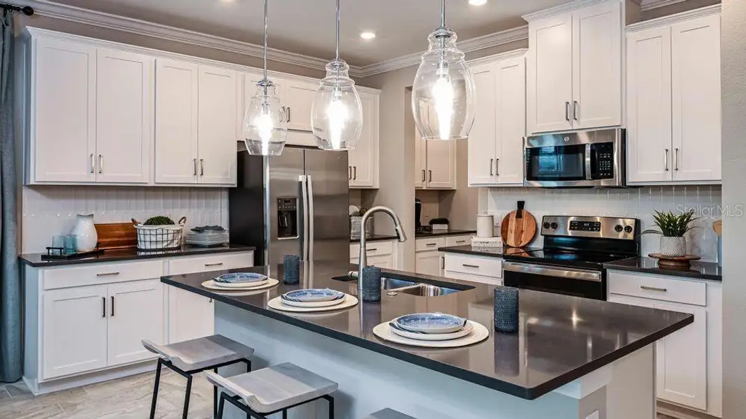 Furnished interior view inside a new home in Tiburon, Nokomis (Image 9).