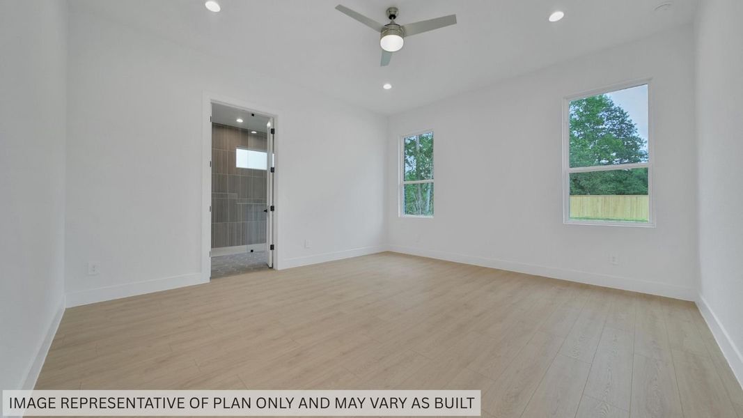 Representative unfurnished interior of a home built from the Capri by D.R. Horton in Butlers Bend Estates, Pinehurst (Image 20).