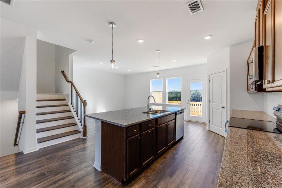 Furnished interior view inside a new home in Auburn Glen, Dacula (Image 8).