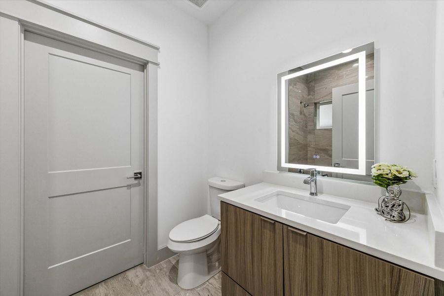 Furnished interior view inside a new home in , Houston (Image 6).
