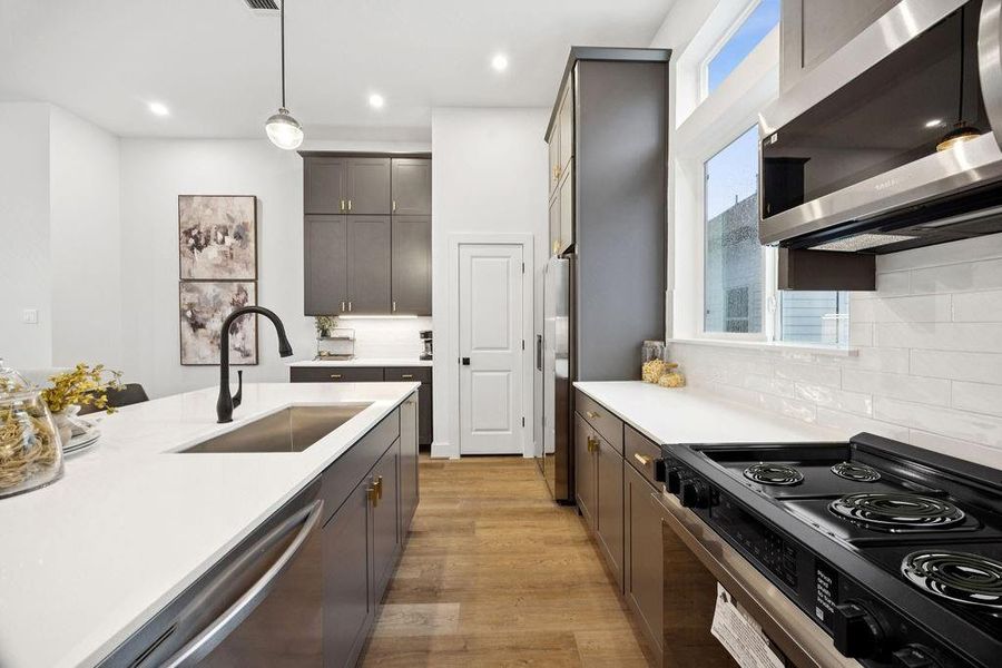 Furnished interior view inside a new home in , Houston (Image 15). Furnished interior view inside a new home in , Houston (Image 15).