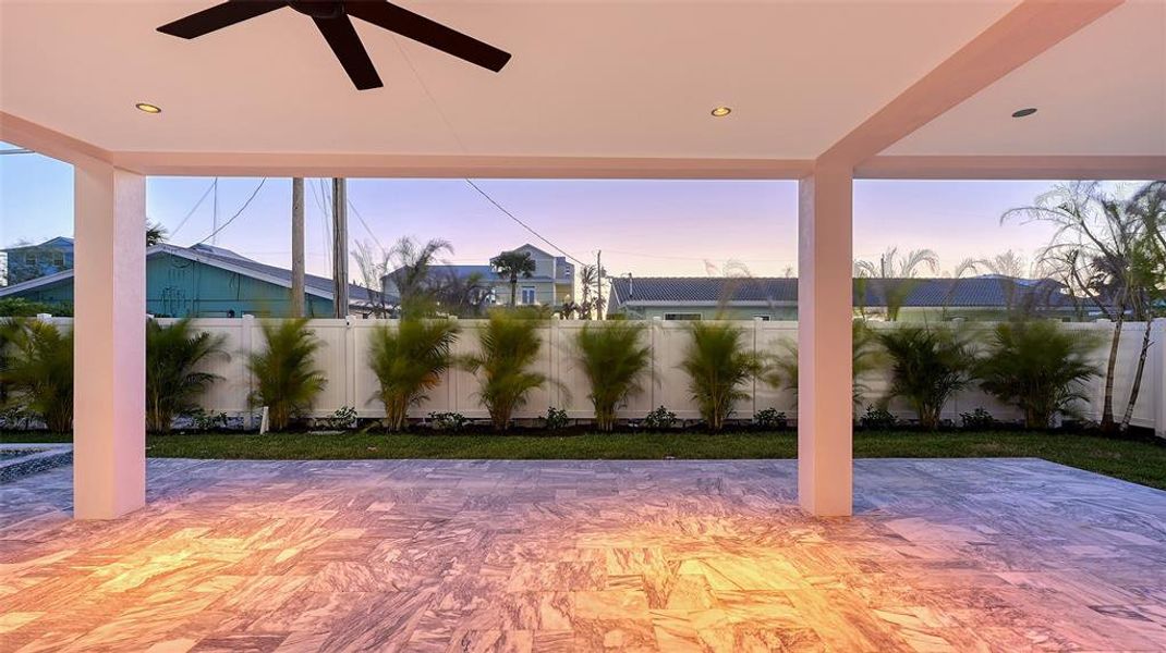 Exterior details and patio area of a home in , Englewood (Image 27).