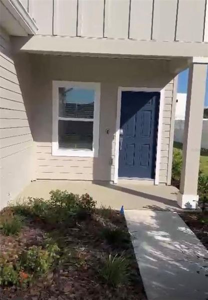 Exterior details and patio area of a home in Heath Preserve: Heath Preserve - The Enclave, Ocala (Image 23).