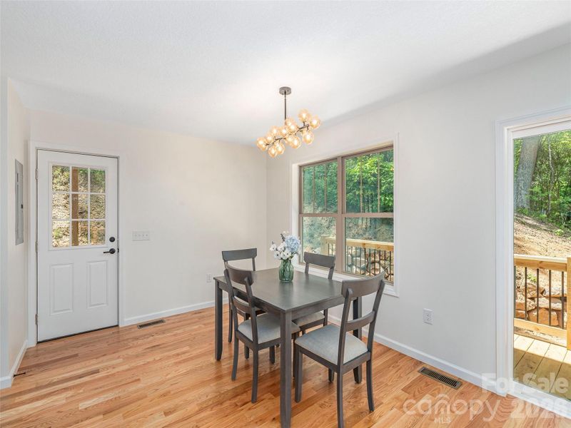 Furnished interior view inside a new home in , Waynesville (Image 14).