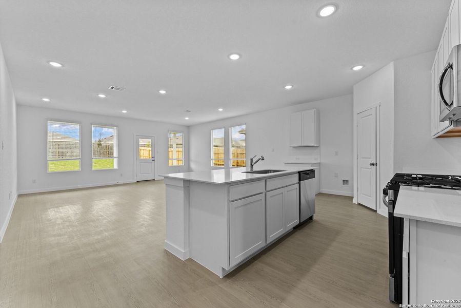 Furnished interior view inside a new home in Parkside: Coastline Collection, New Braunfels (Image 9). Furnished interior view inside a new home in Parkside: Coastline Collection, New Braunfels (Image 9).