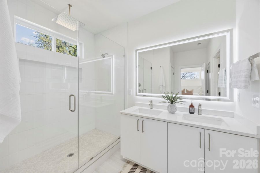 Furnished interior view inside a new home in , Charlotte (Image 17).