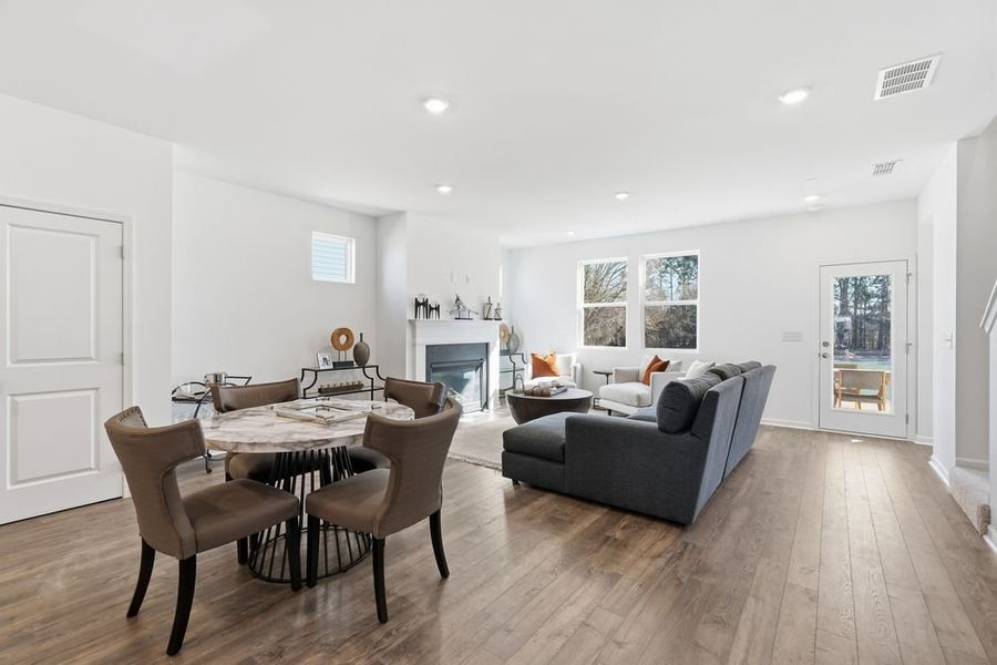 Representative furnished interior of a home built from the Norcross by Taylor Morrison in Windance Lake, Loganville (Image 18).