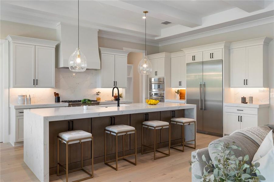 Furnished interior view inside a new home in Lake Sheen Sound, Orlando (Image 12).