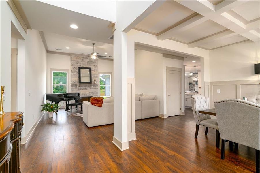 Furnished interior view inside a new home in , Cumming (Image 5).