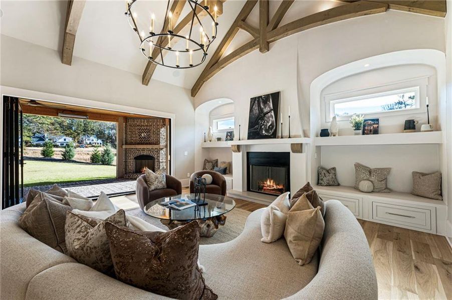 Furnished interior view inside a new home in , Alpharetta (Image 12).