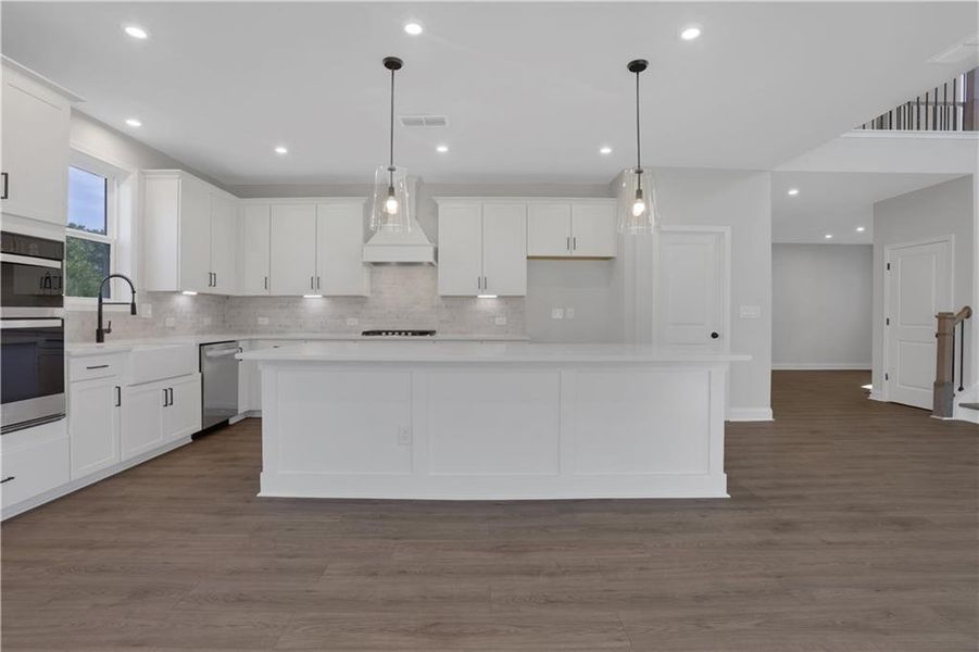 Furnished interior view inside a new home in The Paddocks at Doc Hughes, Buford (Image 8).