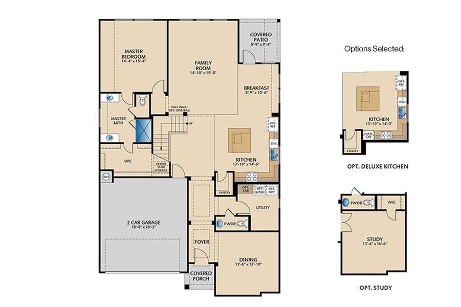 937 Joy Mill Pl First Floor Plan