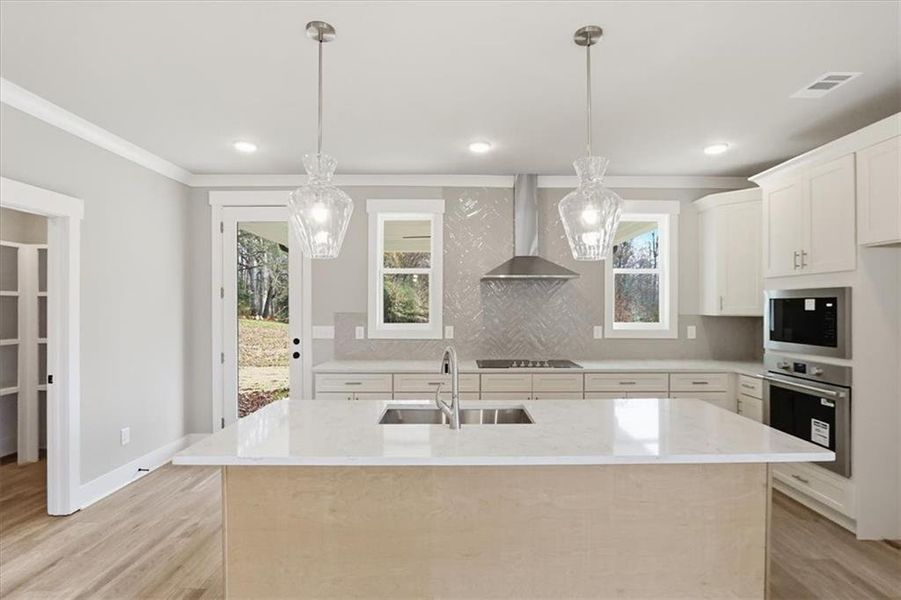 Furnished interior view inside a new home in , Statham (Image 7).