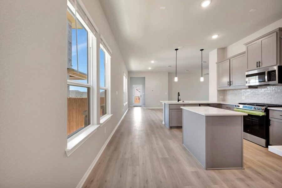 Furnished interior view inside a new home in Heritage, Dripping Springs (Image 11).