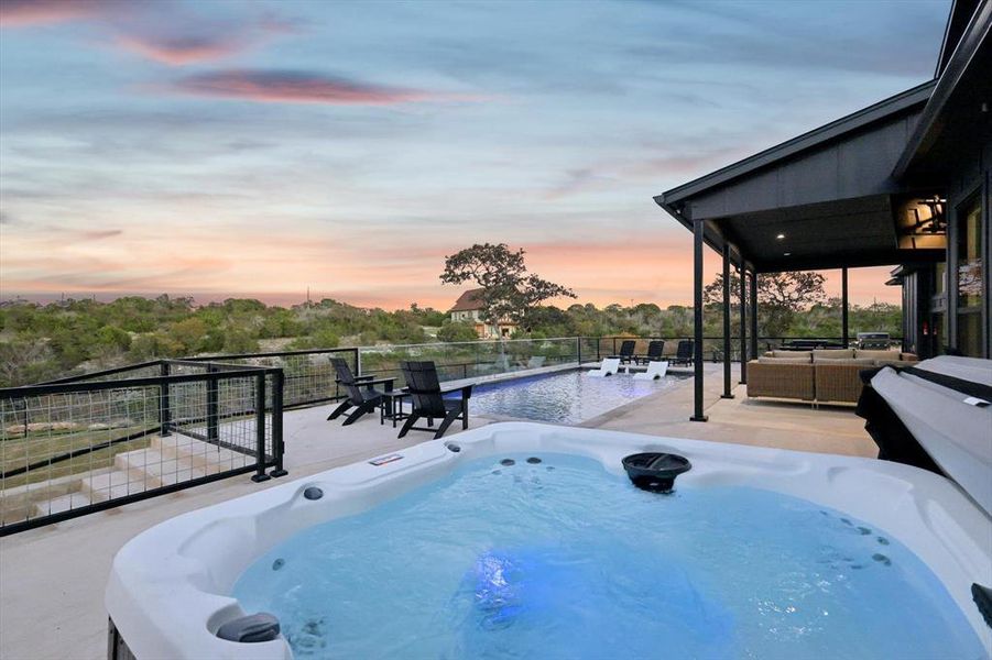 Exterior details and patio area of a home in , Strawn (Image 20).