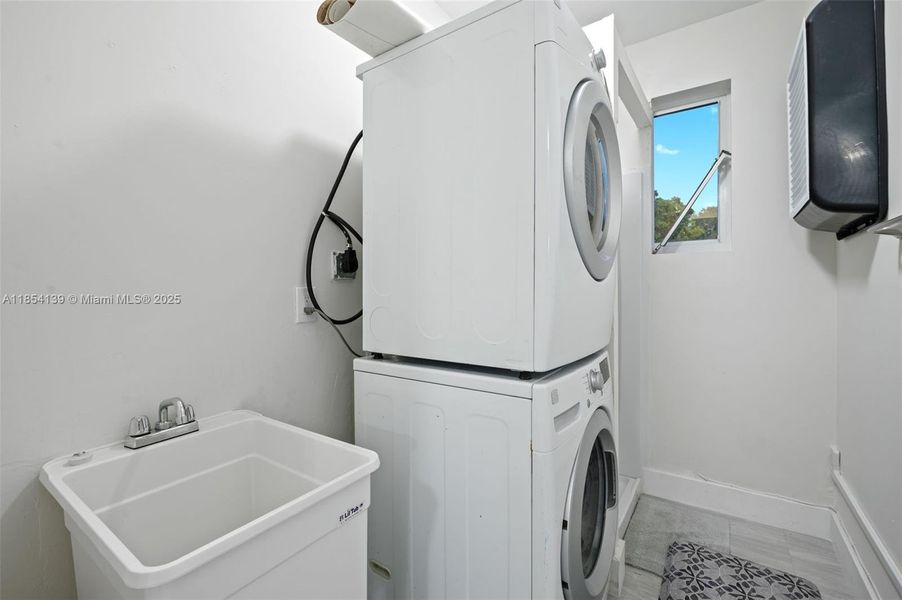 Furnished interior view inside a new home in , Miami Springs (Image 26).