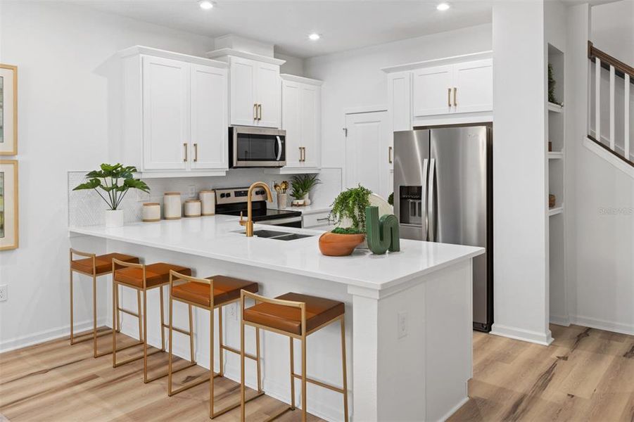 Furnished interior view inside a new home in Hickory Grove, Winter Springs (Image 8).