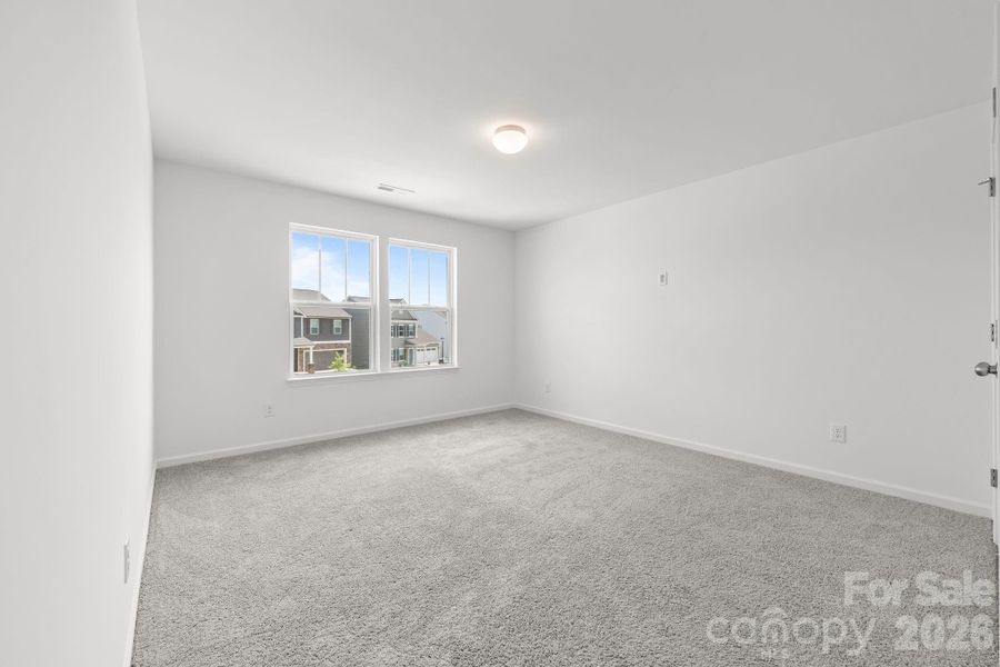 Spacious, unfurnished interior of a new home in The Glenns II, Wingate (Image 25). Spacious, unfurnished interior of a new home in The Glenns II, Wingate (Image 25).