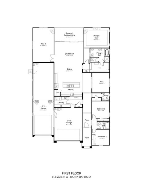 2D floor plan layout of this home in Combs Ranch, San Tan Valley, AZ (Image 2). 2D floor plan layout of this home in Combs Ranch, San Tan Valley, AZ (Image 2).