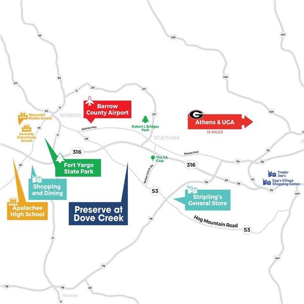 Image 58 of a home in Preserve at Dove Creek.