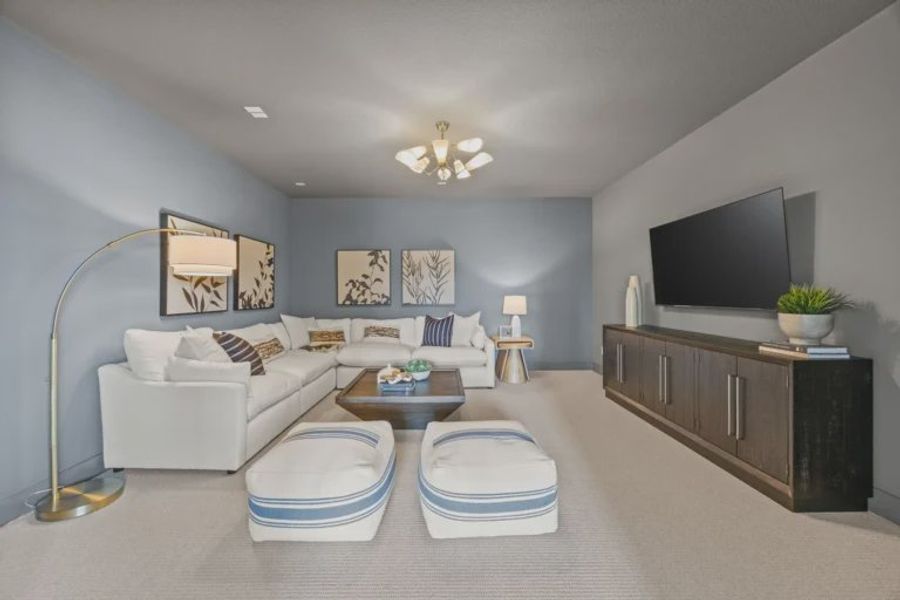 Furnished interior view inside a new home in Uptown Celina, Celina (Image 24).
